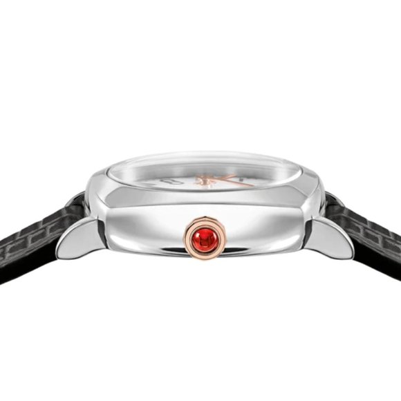 SALE! SALVATORE FERRAGAMO RETRO BLACK SKIN WATCH